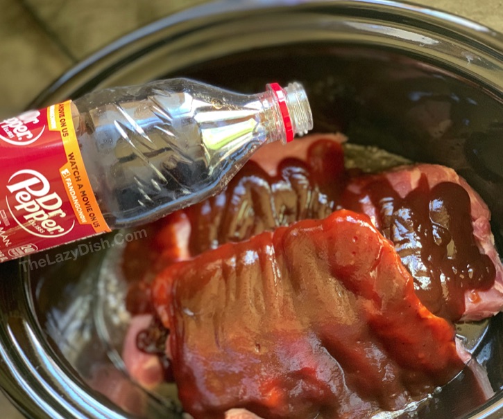 Easy CrockPot Dr. Pepper Baby Back Ribs