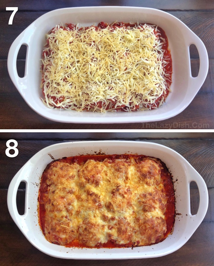 Quick, easy and cheap dinner idea for the family! Just 3 ingredients. Lazy Lasagna 