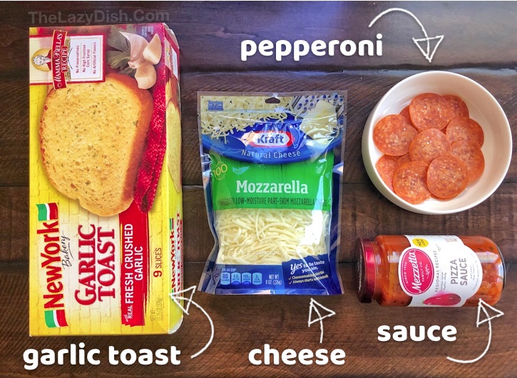 Simple Dinner Idea: Garlic Toast Pizza Recipe