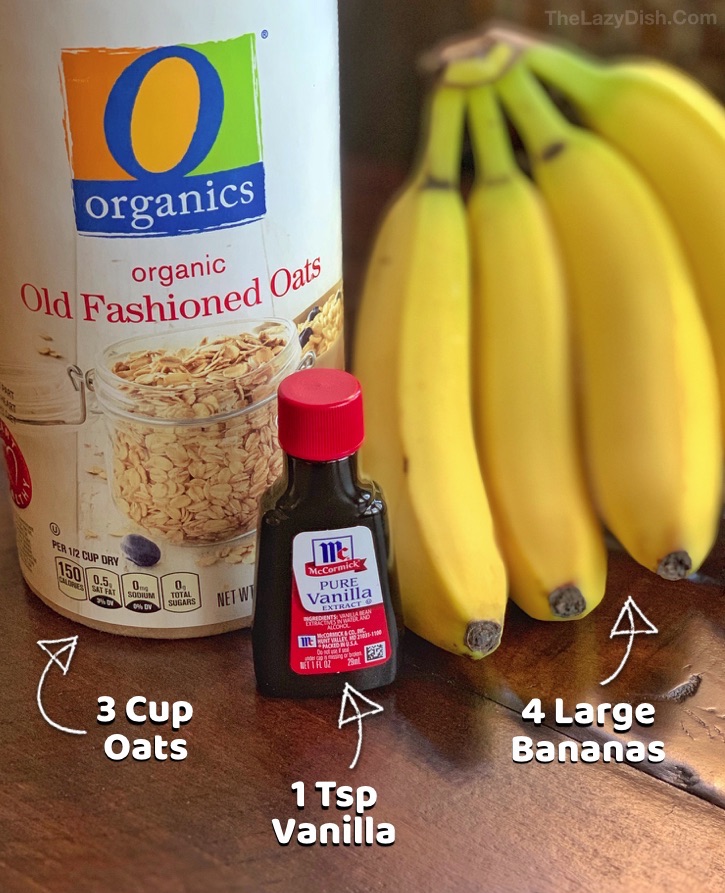 3 Ingredient Banana Oat Muffins (plus the mix-ins of your choice)