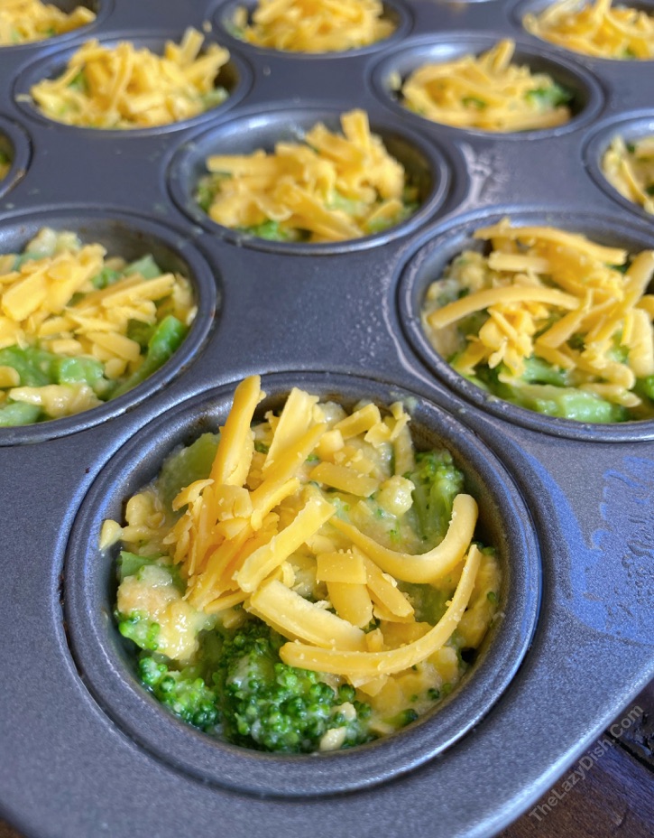 Broccoli Cheese Tots -- A quick, easy and healthy snack idea for kids! Simple to make with cheap ingredients. Perfect for after school and school lunches! For toddlers, kids, teenagers and adults.