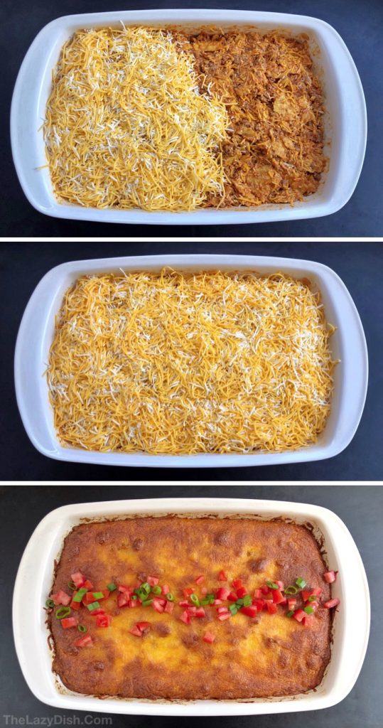 My family LOVES this easy dinner recipe! (Lazy Echilada Casserole)