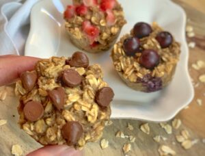 Healthy Banana Oat Muffins (3 Ingredients) - The Lazy Dish