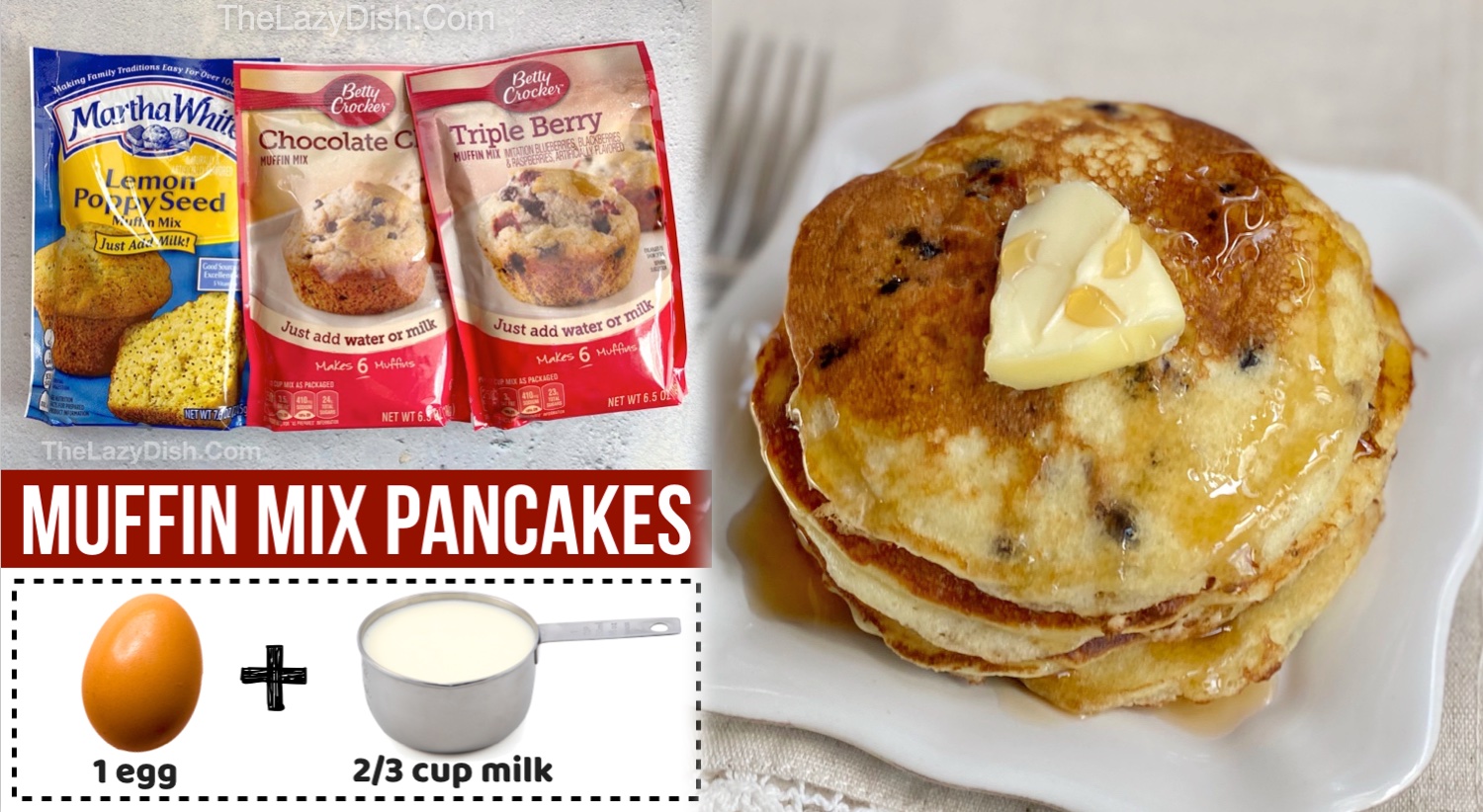All Out of Pancake Mix? Try Cake Mix Instead « Food Hacks :: WonderHowTo