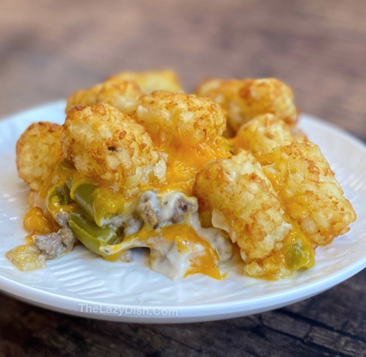 tater tot casserole with ground beef