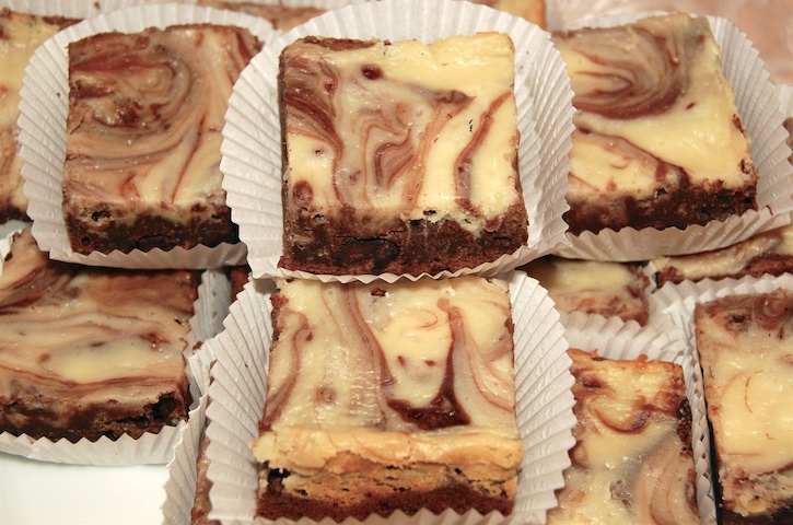 Cheesecake Brownie Bites - Dessert for Two