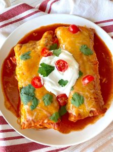 Frozen Burrito Enchilada Casserole (Quick & Easy Dinner Recipe)