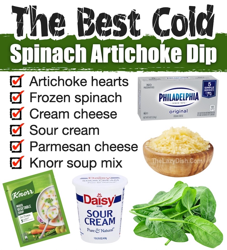 Spinach-Artichoke Dip, Lunch & Dinner Menu