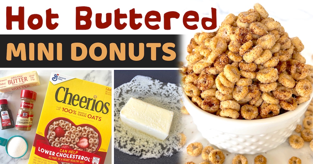 Crockpot Mini Doughnut Toasted Cheerios - Big Bear's Wife - Slow