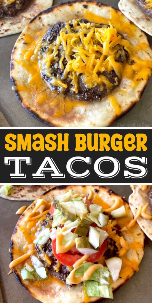 Smashed Cheeseburger Tacos