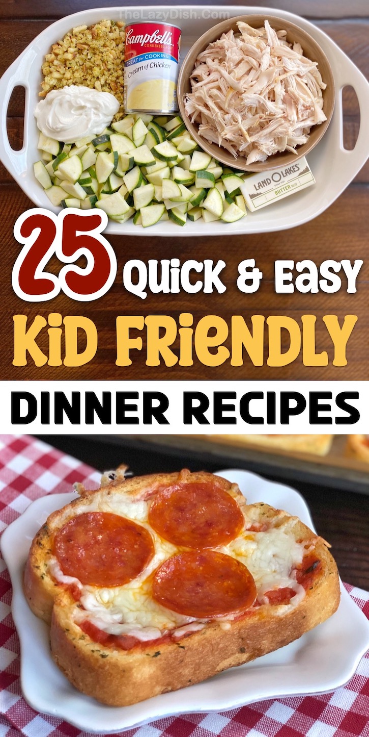 Easy Dinners for Kids: Kid Friendly Meals That Moms Love