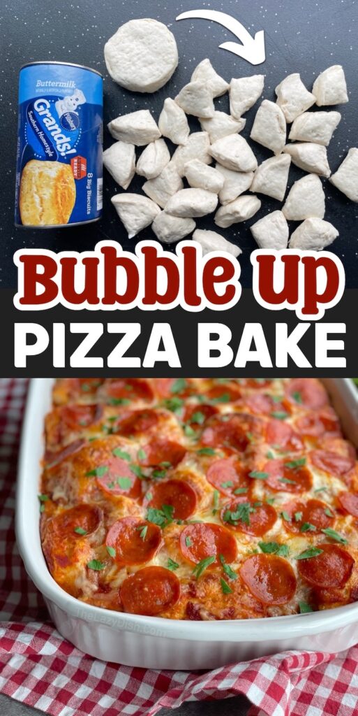 Bubble Up Biscuit Pizza Casserole