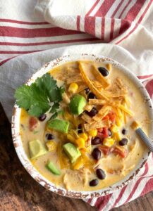 Easy Creamy Chicken Taco Soup