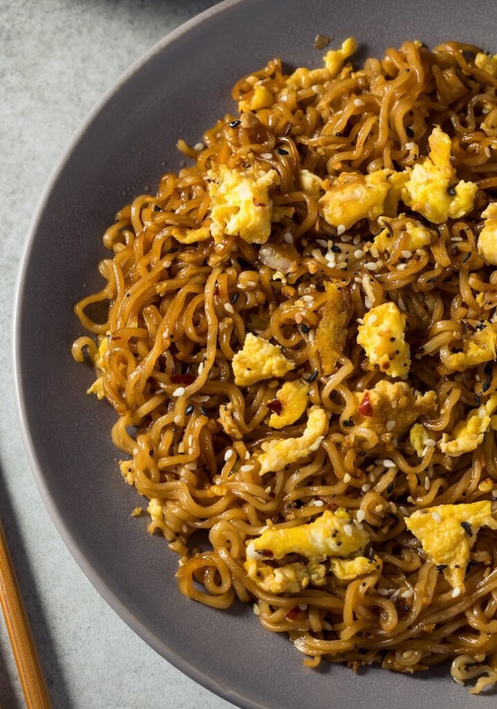 Sweet & Spicy Ramen Noodle Stir Fry