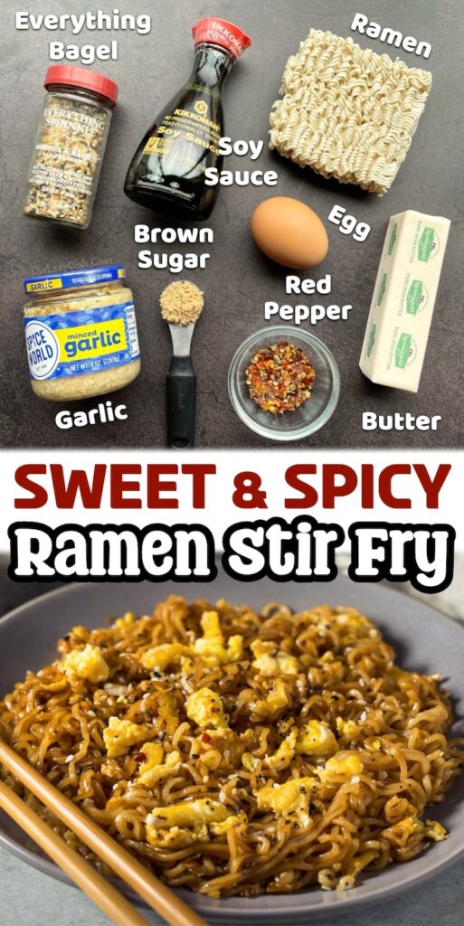 Sweet And Spicy Ramen Noodle Stir Fry