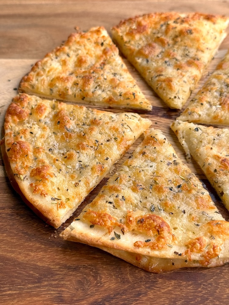 air fryer garlic bread with tortillas 