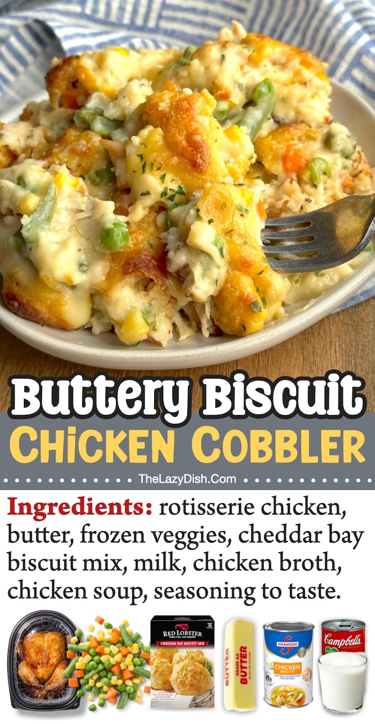 Buttery Biscuit Chicken Casserole | Number one on the list of 26 Fun and Easy Family Dinner Recipes To Make Tonight for Picky Eaters. 