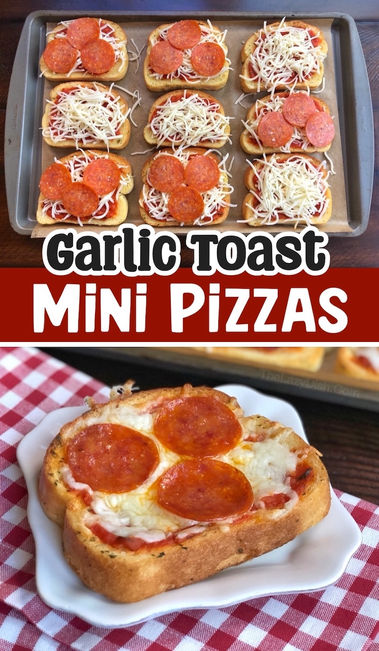 If you're searching for quick meals to make for your kids, you can't go wrong with frozen garlic toast to make pizza on busy weeknights! This fast and simple pepperoni dinner idea is a hit with my teenagers. Easy enough for them to make themselves when we don't have dinner plans. 