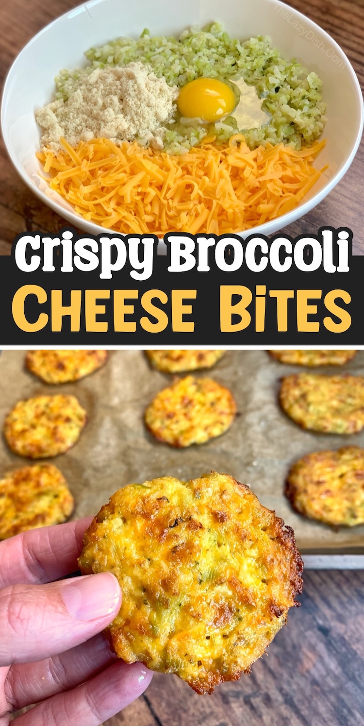 These yummy veggie snacks are super quick and easy to make from frozen rice! My kids love this healthy yet delicious recipe. These baked broccoli bites get super crispy thanks to all of the cheddar cheese. Season them however you'd for your picky eaters. 