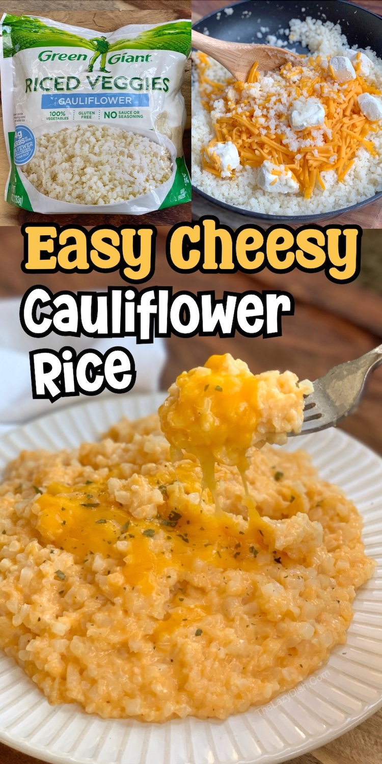 Healthy and delicious! It's not easy finding kid friendly veggie side dish recipes that they will actually eat, but this frozen cauliflower rice recipe is the exception. Plus it's quick and easy to make with just a few common ingredients. A yummy low carb side dish to serve with chicken, steak, ham, or sausage. 