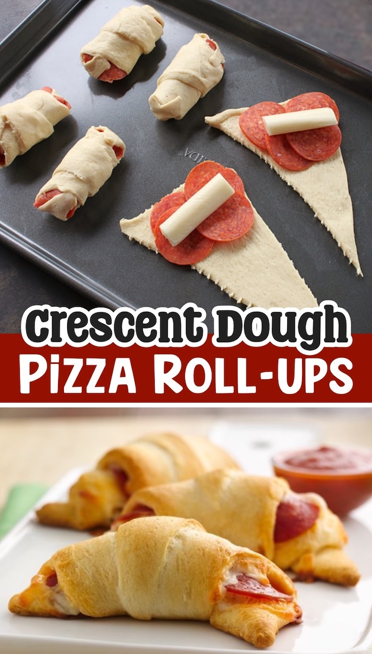 If you're looking for fun and easy dinner recipes to make for a family with picky kids, try these pepperoni roll ups! They are fast to make thanks to pillsbury crescent dough. Simply roll and bake to make a delicious meal any night of the week. 